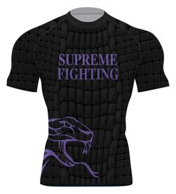 Rashguard Purlple Snake Slangenprint