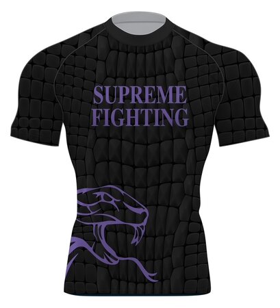 Rashguard Purlple Snake Slangenprint